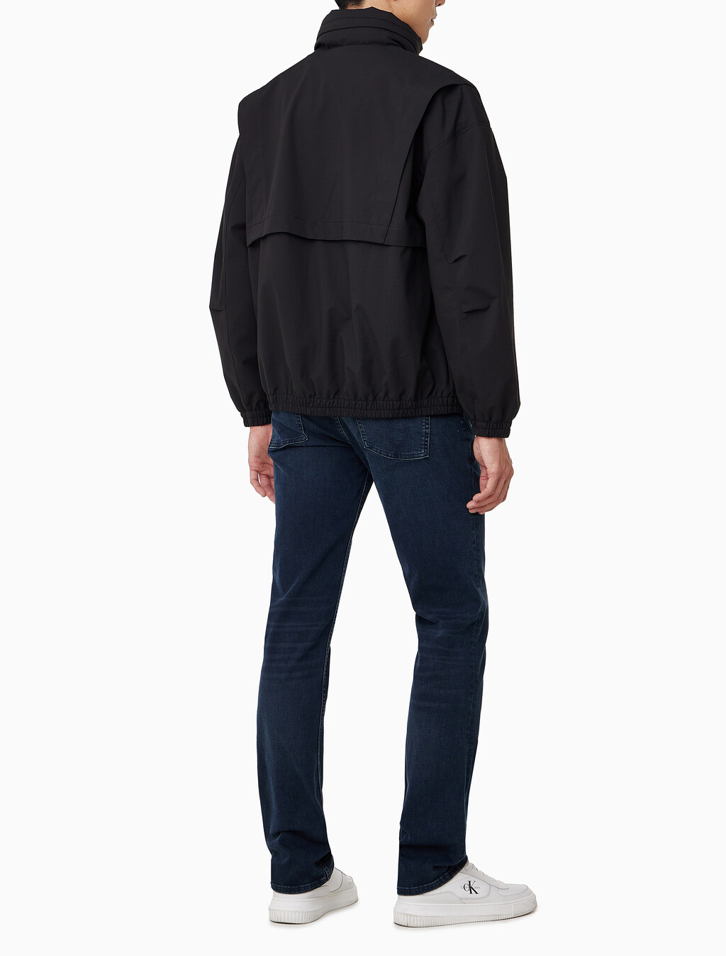Buy 남성 릴렉스핏 패커블 후드 테크 자켓 in color CK BLACK