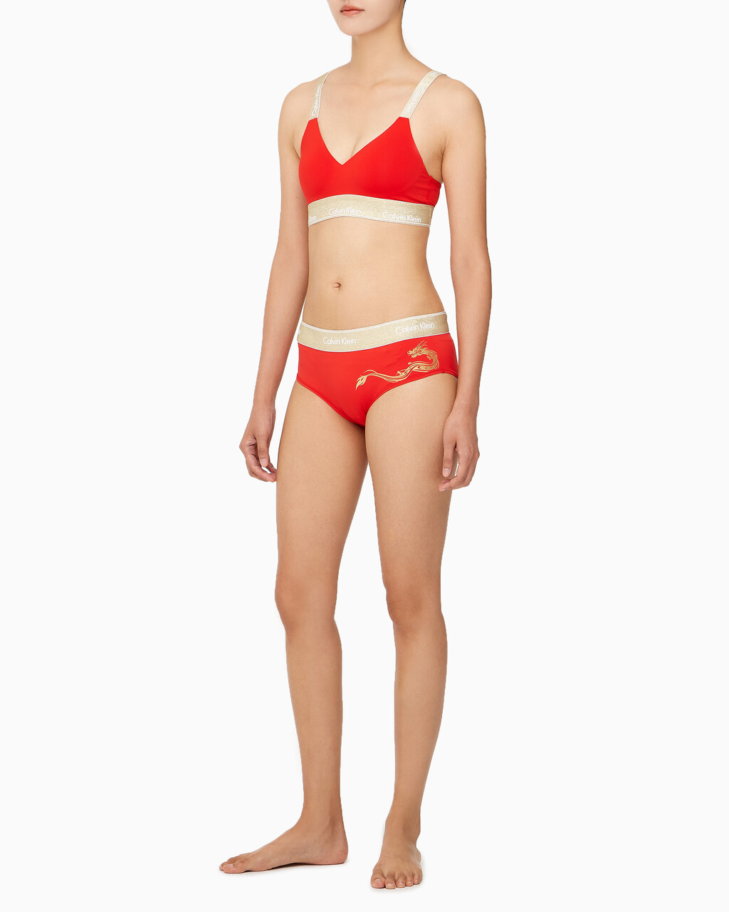 Buy 여성 모던코튼 마이크로 LNY AF 브라렛 in color ROUGE