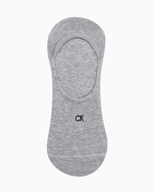 Buy 남성 콤드 코튼 로우컷 라이너 삭스 (화이트 1 PAIR) in color GREY HTR