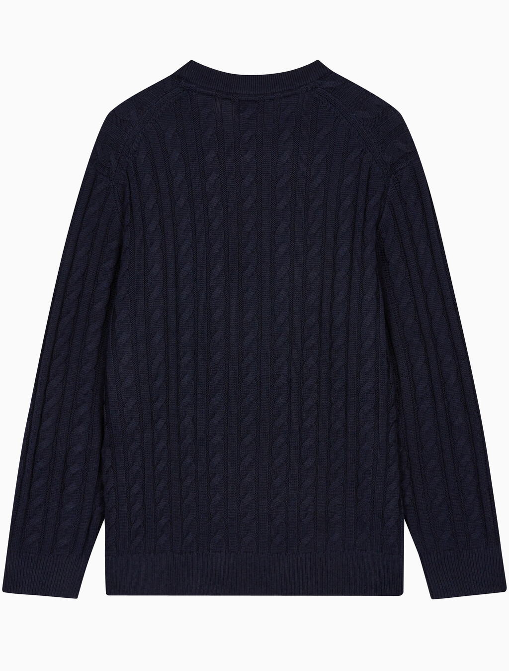 Buy 남성 케이블 크루넥 스웨터 in color NIGHT SKY