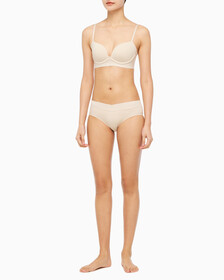 Buy 여성 인비저블 AF 푸쉬업 플런지 브라 in color CLASSIC BEIGE