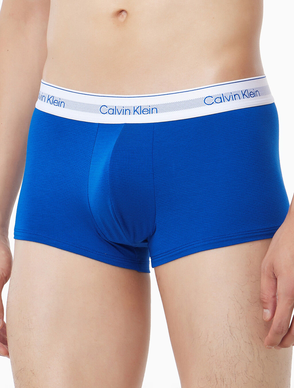 Buy 남성 아이콘 모달 메쉬 3PK 로우 라이즈 트렁크 in color Black/Blue/Grey