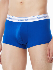 Buy 남성 아이콘 모달 메쉬 3PK 로우 라이즈 트렁크 in color Black/Blue/Grey