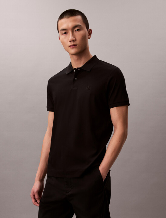 클래식 인터록 폴로 티