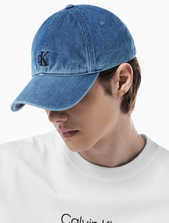 남녀공용 CKJ 데님 볼캡