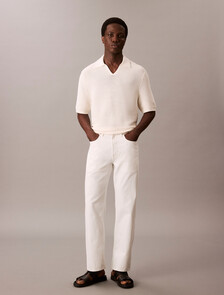 Buy 남성 90's 스트레이트핏 화이트 데님 in color WHITE