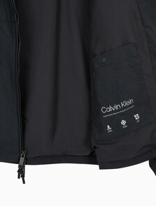 Buy 남성 롱슬리브 크링클 나일론 후드 윈드브레이커 in color BLACK BEAUTY