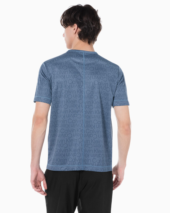 남성 레귤러 핏 숏슬리브 올오버프린트 티셔츠