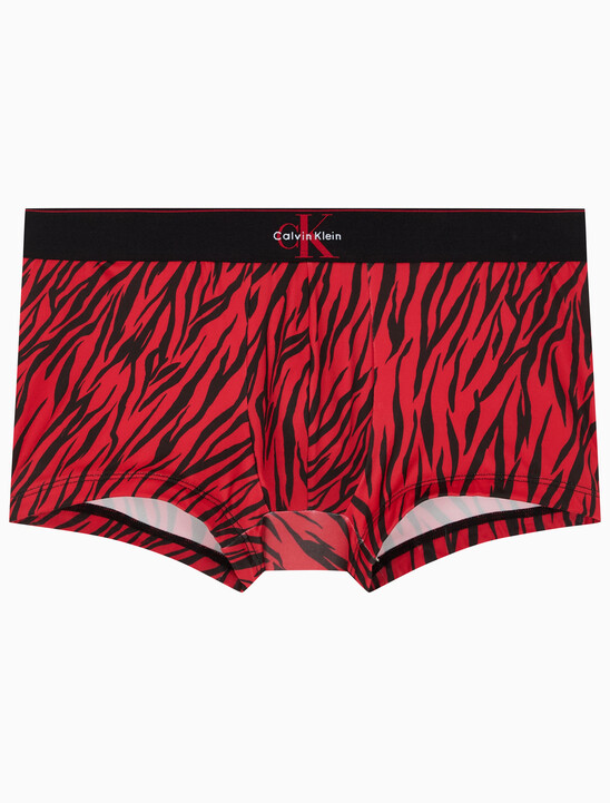 남성 CK 그래픽 마이크로 로우 라이즈 트렁크