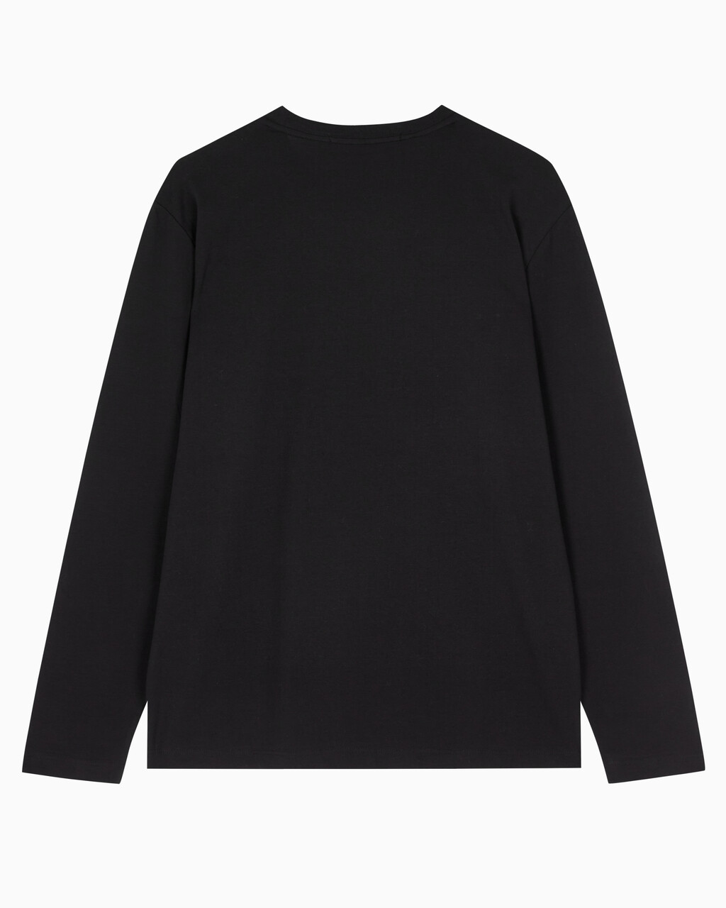 Buy 남성 레귤러핏 인스티튜셔널 긴팔 티셔츠 in color CK BLACK