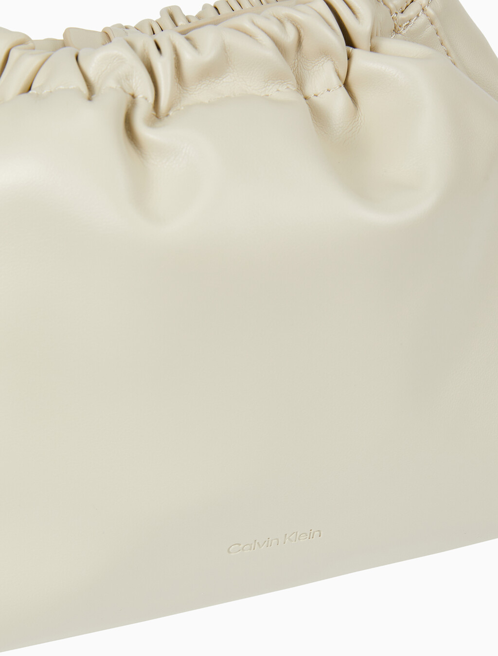 Buy 여성 CKJ 드로우스트링 크로스바디 in color BEIGE