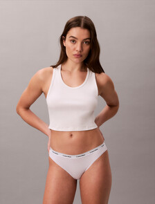 Buy 여성 모던로고 로우라이즈 비키니 in color LIGHT PURPLE