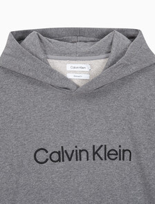 Buy 남성 릴렉스핏 스탠다드 로고 후드 티셔츠 in color MEDIUM GREY HEATHER
