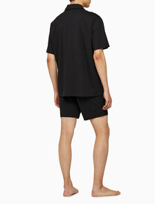 Buy 남성 니트 텐셀 쿨링 슬립 쇼츠 in color BLACK