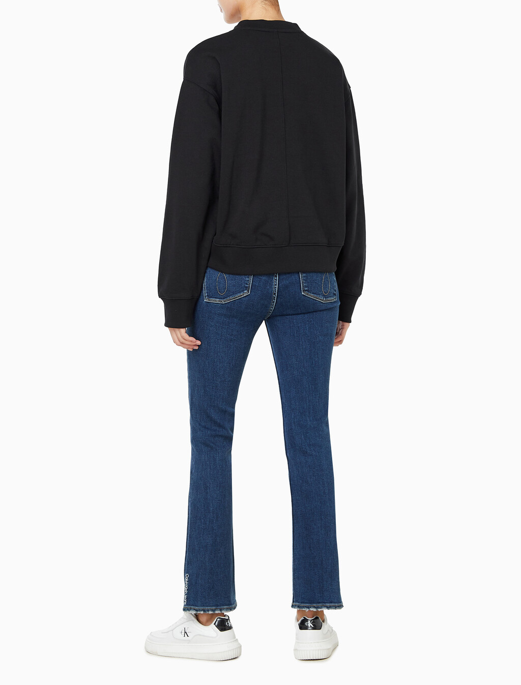 Buy 여성 프리미엄 테리 스웻셔츠 in color BLACK