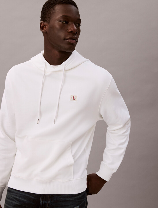 남성 350 테리 뱃지 후드 스웻셔츠