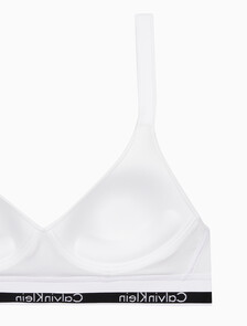 Buy 여성 모던 코튼 리프트 브라렛 in color WHITE