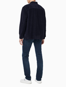 Buy 남성 릴렉스핏 코듀로이 포켓 긴팔 셔츠 in color Navy