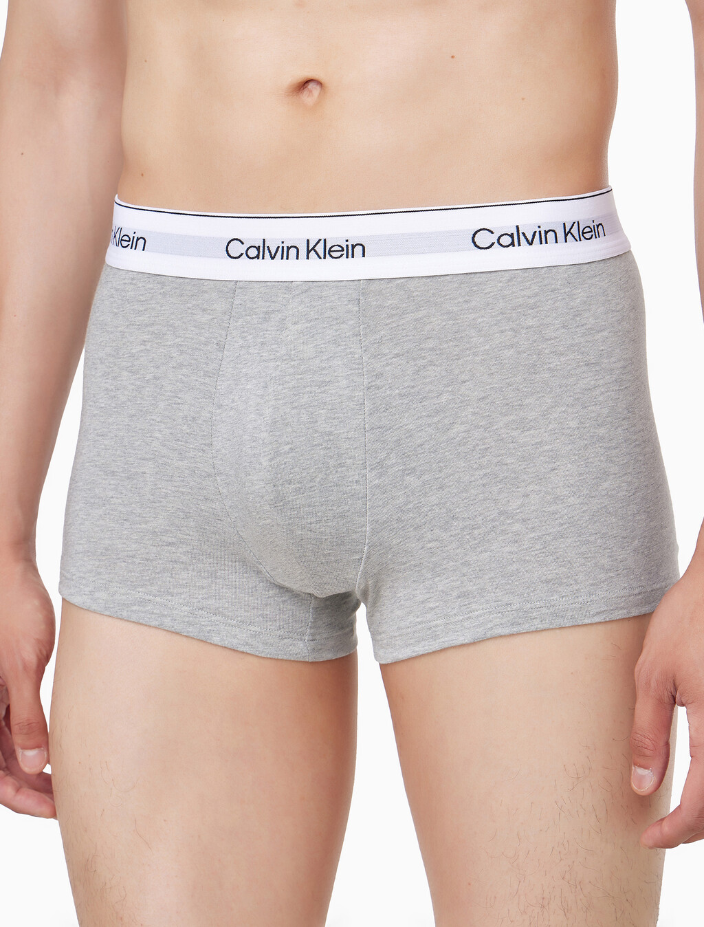 Buy 남성 아이콘 코튼 스트레치 3PK 트렁크 in color BLACK/WHITE/GREY HEATHER