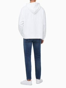 Buy 남성 릴렉스핏 스탠다드 로고 후드 티셔츠 in color BRILLIANT WHITE