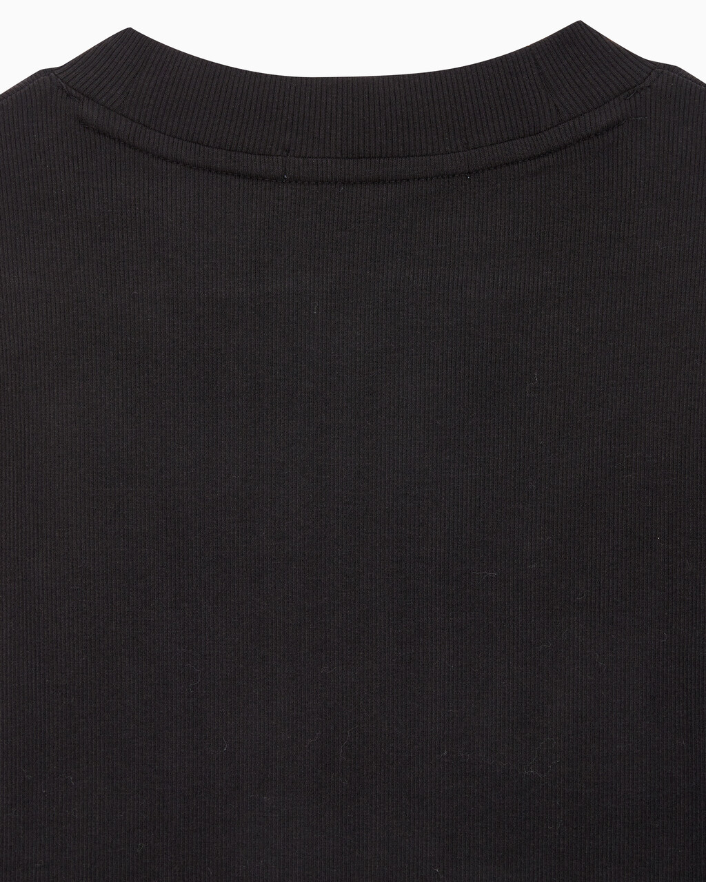 Buy 여성 롱슬리브 모노그램 베이비 티 in color CK BLACK