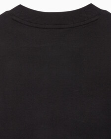 Buy 여성 롱슬리브 모노그램 베이비 티 in color CK BLACK