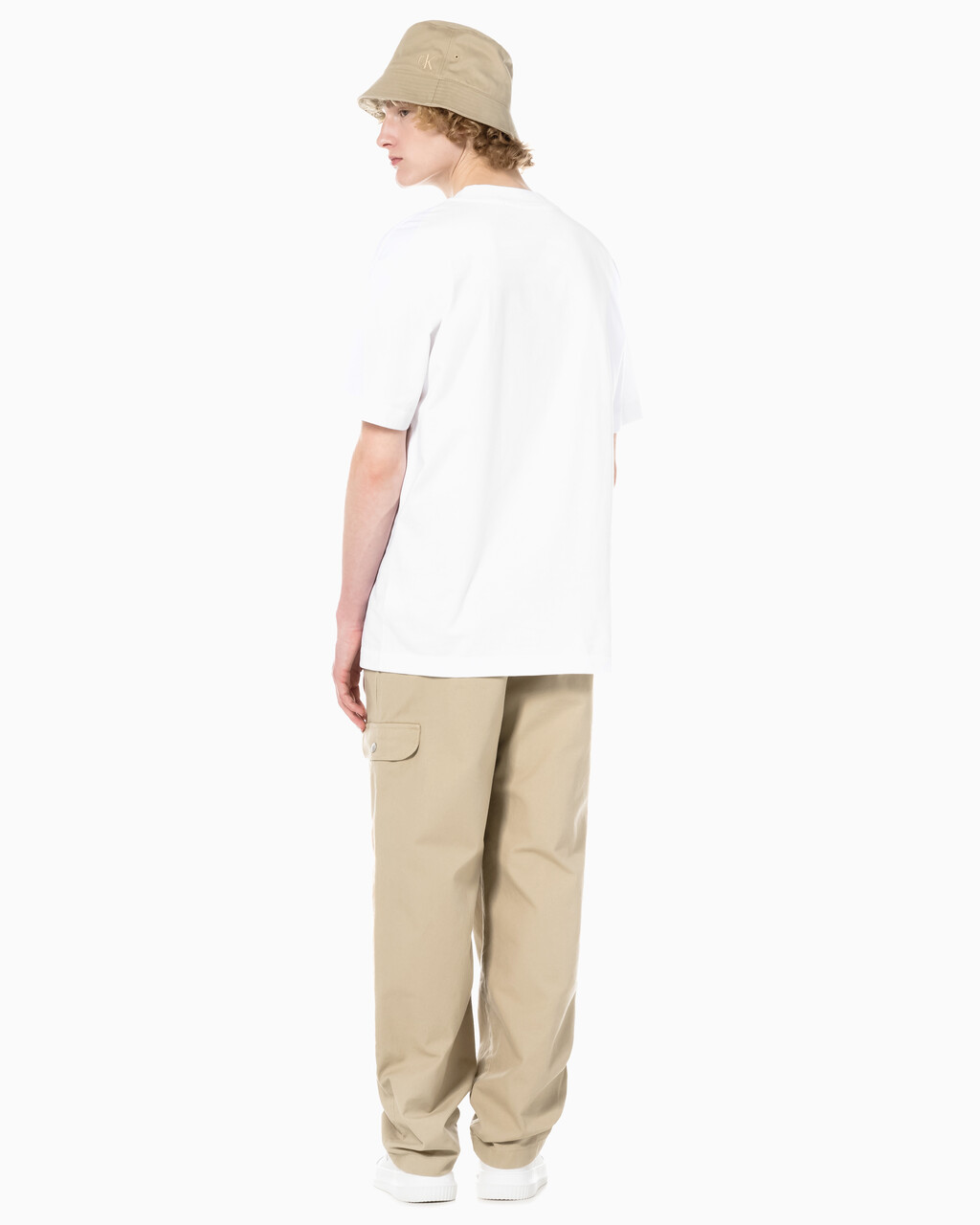 Buy 남성 카펜터 코튼 카고 팬츠 in color TRAVERTINE