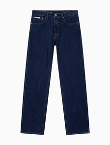 Buy 남성 90's 스트레이트핏 다크블루 텐셀 데님 in color DARK BLUE STONE