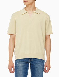 Buy 남성 토널 블로킹 폴로 반팔 티셔츠 in color GREEN