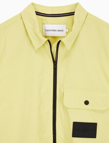 Buy 남성 포플린 집업 반팔셔츠 in color YELLOW SAND