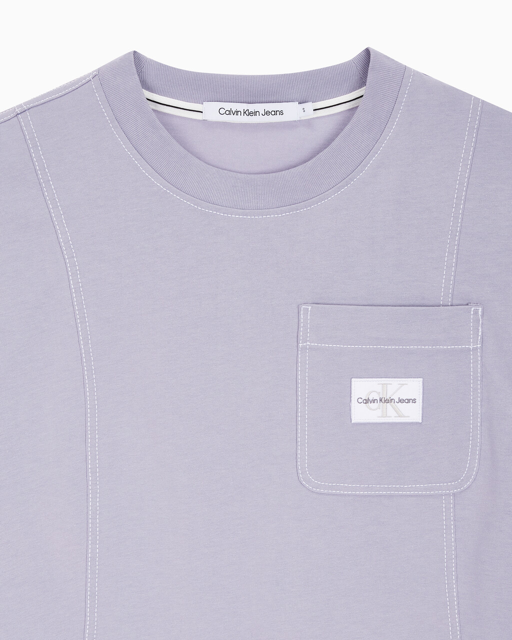 Buy 여성 패션 오버핏 크롭티 in color LAVENDER