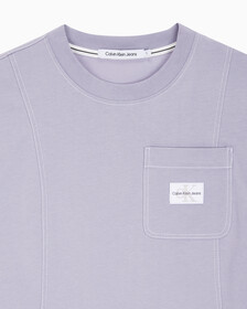 Buy 여성 패션 오버핏 크롭티 in color LAVENDER