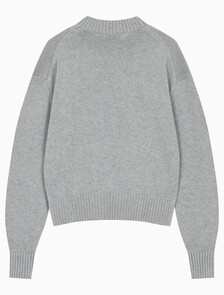 Buy 여성 인타르시아 루즈 스웨터 in color GREY