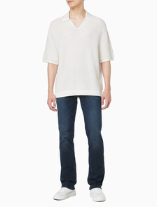 Buy 남성 이지핏 테크 니트 폴로 반팔 스웨터 in color TOFU