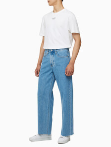 Buy 남성 90's 루즈핏 라이트블루 데님 in color CHALKY BLUE
