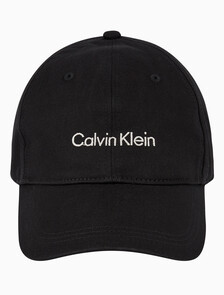 Buy 남녀공용 CKJ 타이틀케이스 로고 볼캡 in color BLACK BEAUTY