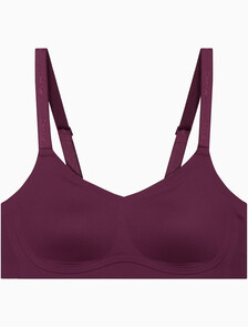 Buy 여성 인비져블 소프트 서포트 AF 라이틀리 라인드 브라렛 in color WINE