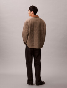 Buy 남성 패디드 나일론 셔츠 자켓 in color BUNGEE CORD