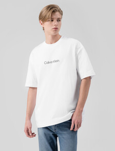 Buy 남성 릴렉스핏 헤비 코튼 크루넥 반팔 티셔츠  in color BRILLIANT WHITE