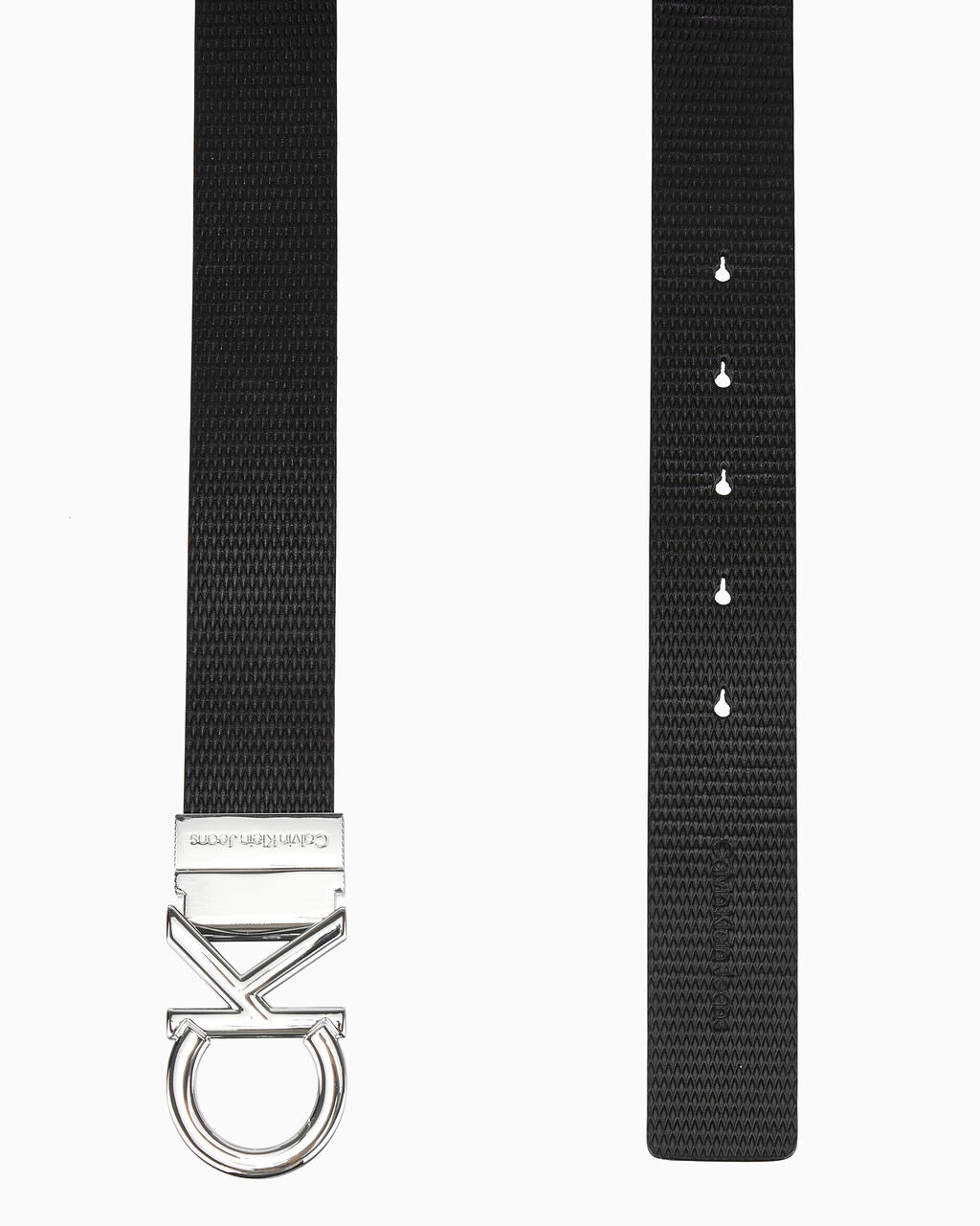 Buy 남성 CKJ 모노그램 35MM 양면 벨트 in color BLACK/BROWN
