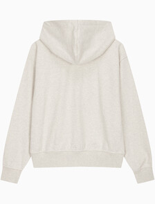Buy 여성 모노그램 프렌치 태리 풀집업 후디 in color VANILLA HEATHER