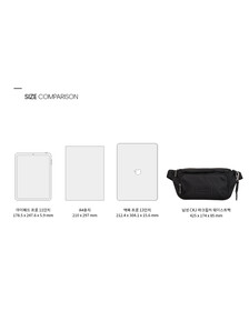 Buy 남성 CKJ 파크컬처 웨이스트백 in color BLACK