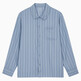 KATE STRIPE+FADED DENIM