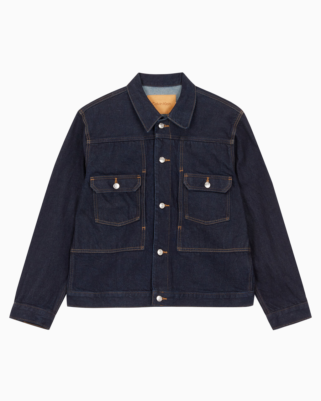 Buy 남성 유틸리티 데님 자켓 in color CK RAW SELVEDGE