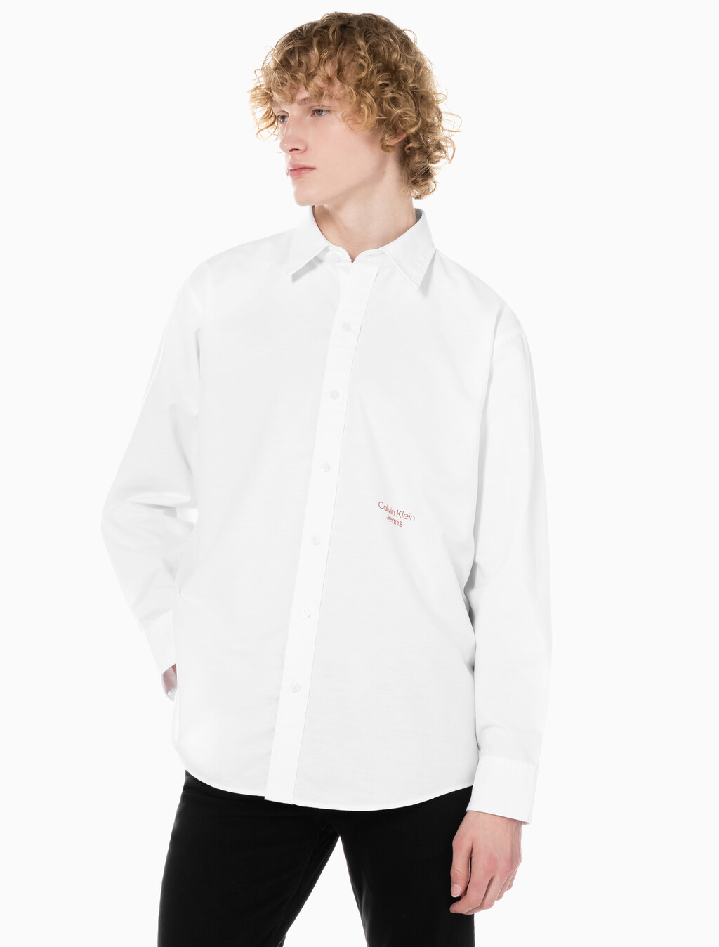 Buy 남성 릴렉스핏 그래픽 셔츠 in color BRIGHT WHITE