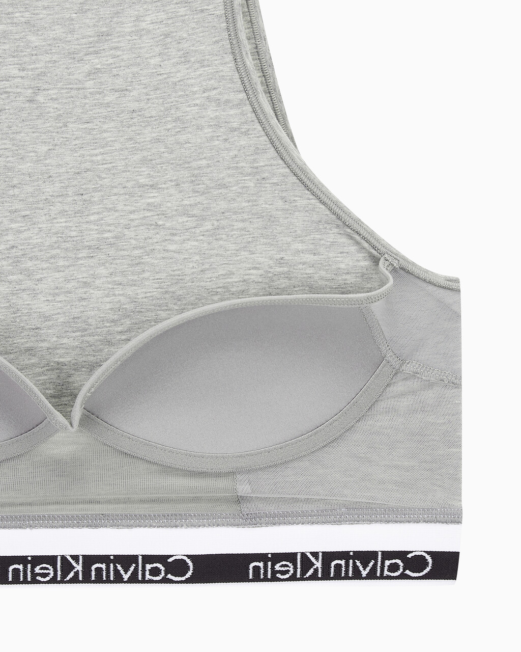 Buy 여성 모던코튼 AF 라이틀리 라인드 브라렛 in color GREY HEATHER