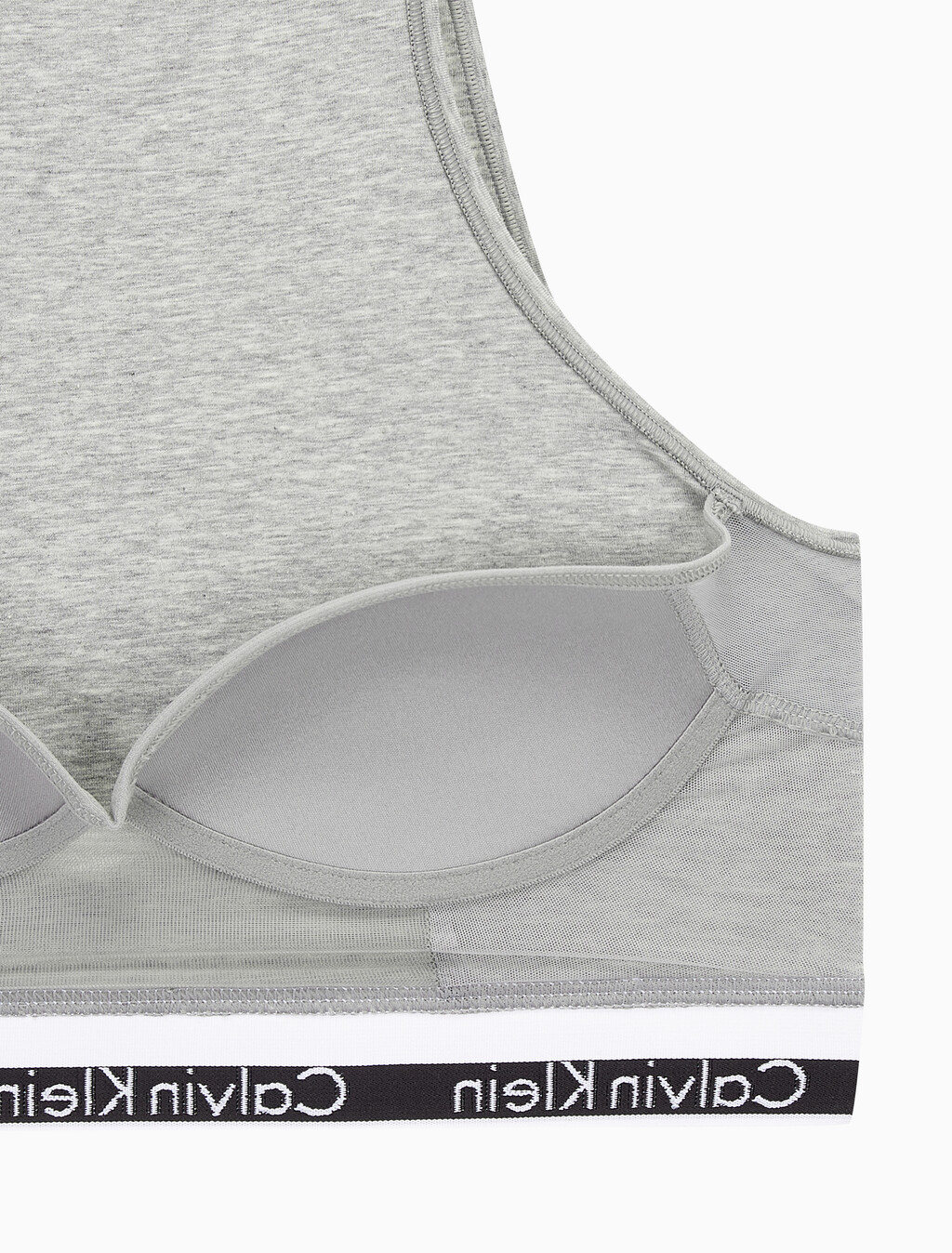 Buy 여성 모던코튼 AF 라이틀리 라인드 브라렛 in color GREY HEATHER