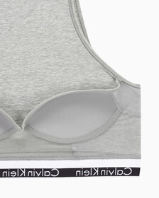 Buy 여성 모던코튼 AF 라이틀리 라인드 브라렛 in color GREY HEATHER