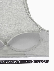 Buy 여성 모던코튼 AF 라이틀리 라인드 브라렛 in color GREY HEATHER