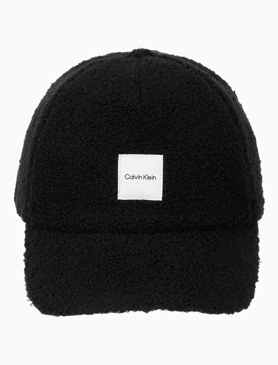 남녀공용  우븐 패치 로고 부클 볼캡